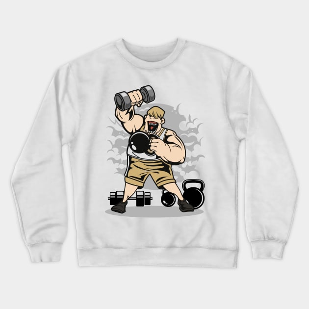 Weightlifting Series: From Fat to Fit Crewneck Sweatshirt by Jarecrow 